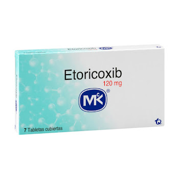 Etoricoxib MK 120 mg Caja x 7 Tabletas  