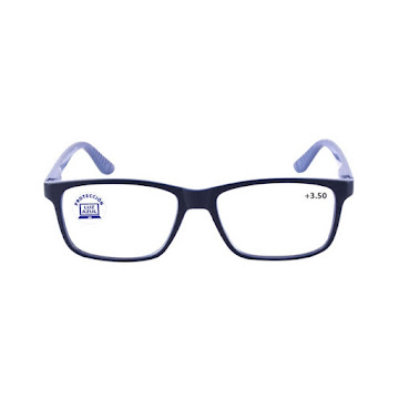 Gafas De Lectura Zoom To Go Proteccion Luz Azul Color Azul Zoom 3.50 x 1 und  