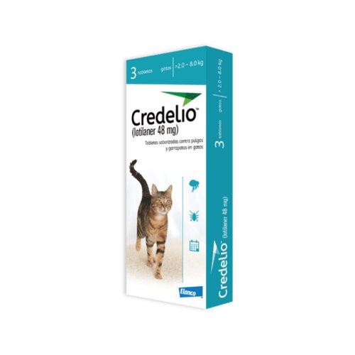CREDELIO F CELESTE (2 - 8 KG) 3 TABLETA Elanco  x 3 