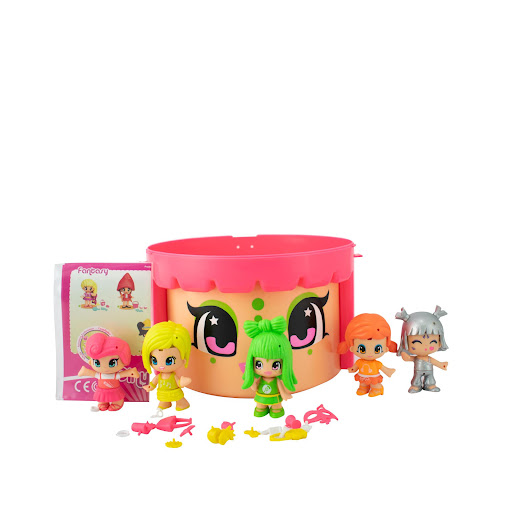 Set Pinypon Power Girls Pinypon Caja x 1 Ha llegado la nueva colección de edición limitada de Pinypon Power Girls con 5 diferentes figuras de las villanas y heroínas favoritas El contenedor permite llevar tu colección de Pinypon a donde quie