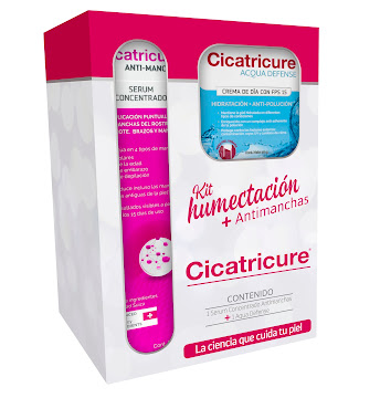 Kit Cicatricure 1 Serum Antimanchas x 34gr + Crema Aqua Defense Humectacion Fps 15 x 50 gr undefined