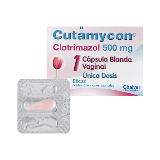 Cutamycon Clotrimazol 500 mg Chalver Caja x 1 Cápsula