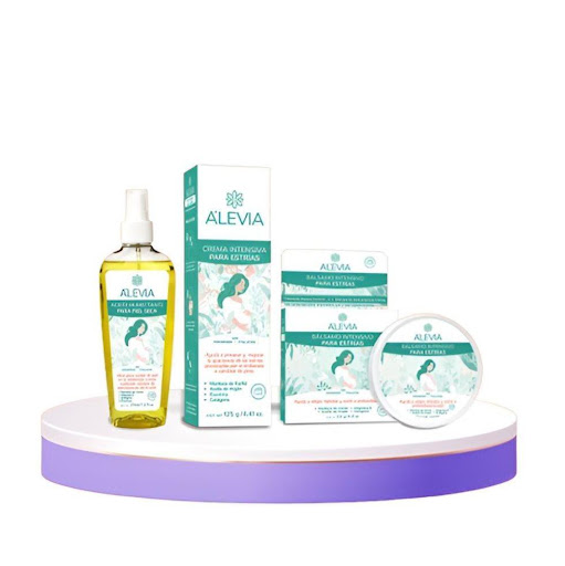 KIT BÁSICO ANTI ESTRIAS EMBARAZO ALEVIA ALEVIA KIT X 3 UND x 10