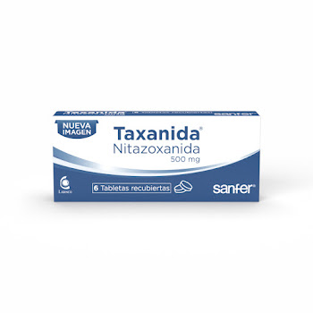 Taxanida Nitazoxanida 500mg Labinco Caja x 6 Tabletas   