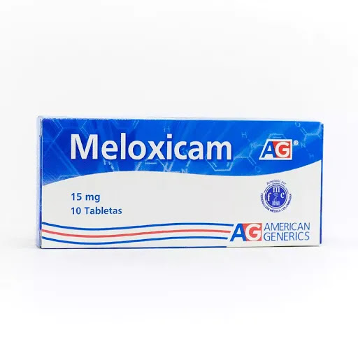 Meloxicam AG 15 mg Caja x 10 Tabletas