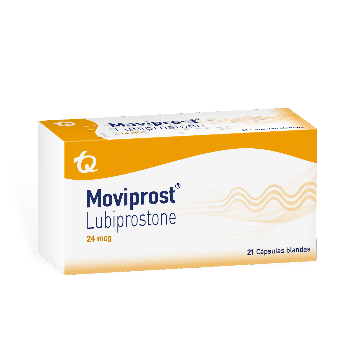 Moviprost Lubiprostone 24 mcg Tecnoquimicas Caja x 21 Cápsulas  