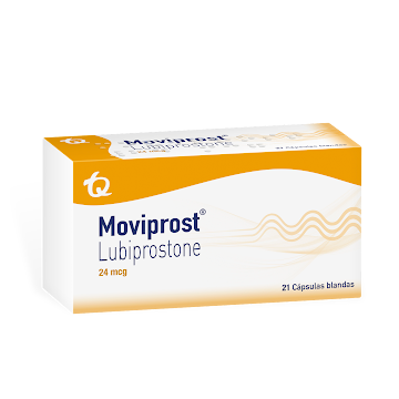 Moviprost Lubiprostone 24 mcg Tecnoquimicas Caja x 21 Cápsulas  