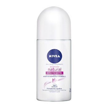 Desodorante Nivea Aclarado Efecto Satín Roll-On 48H x 50 ml  