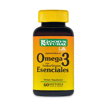 Suplemento Dietario Omega 3 500 mg Good Natural Frasco x 60 Cápsulas  