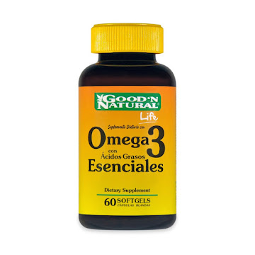 Suplemento Dietario Omega 3 500 mg Good Natural Frasco x 60 Cápsulas  