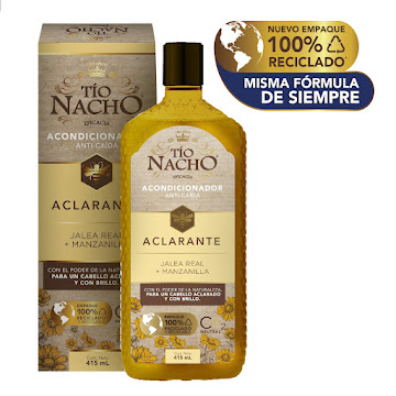 Acondicionador Capilar Tío Nacho Manzanilla Aclarante x 415 ml  