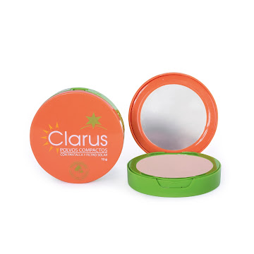 Polvos Clarus Compactos Mineral Tono Dorado Empaque x 12gr   