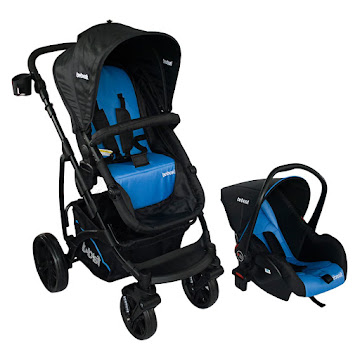 Solo Online Coche Con Portabebe   Bebesit Explore Color Azul X 1 Unidad 
