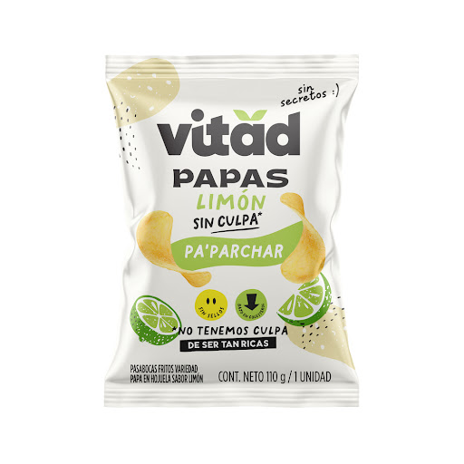 Papas Vitad Lima Limon x   110 gr