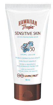 Protector Solar Hawaiian Tropic Sensitive Skin SPF 50+ x 90 ml  