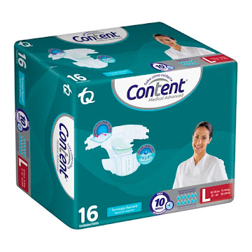 Pañal Content Medical Advanced talla L Paquete x 16 und  