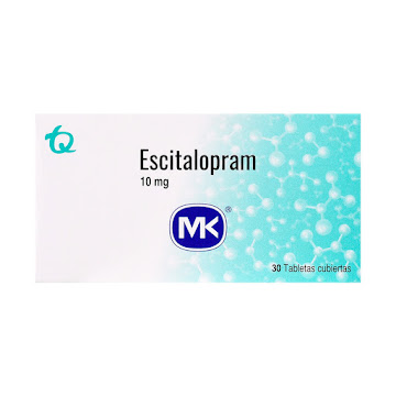 Escitalopram 10 mg MK Caja x 30 Tabletas  
