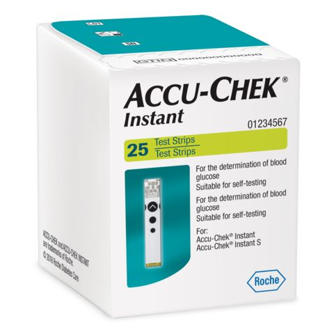 Tiras Accu-Check Instant Strip Caja x 25 und