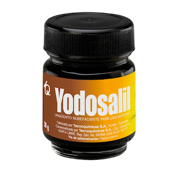 Yodosalil Pomada Salicilato de Metilo 4g/6.75g Tecnoquímicas Frasco x 30 gr  