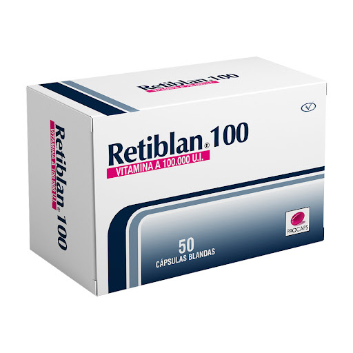 Retiblan Vitamina A 100.000ui Procaps Caja x 50 Cápsulas