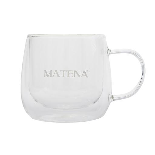 Mug De Vidrio Matena Doble Pared Matena Caja x 1 Mug de Vidrio Matena Doble Pared