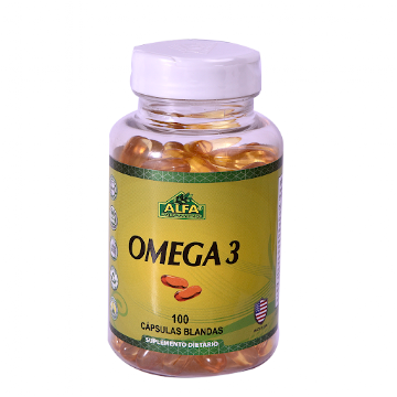 Solo Online Omega 3 1000 Mg Alfa   Vitamins X 100 Capsulas Blandas  