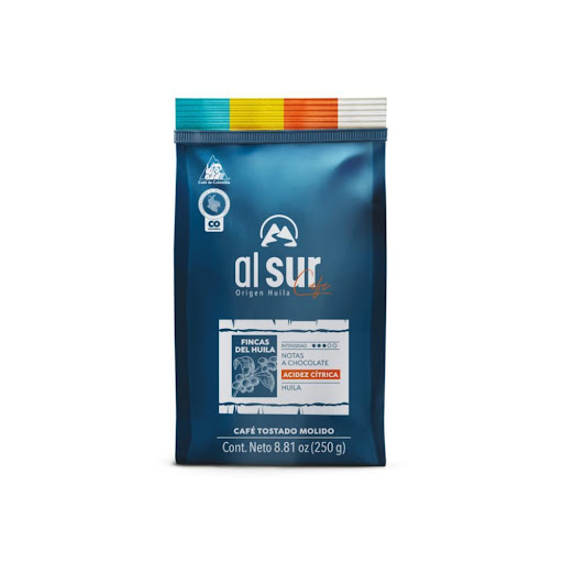 Café Huila al Sur 250 molido gr Juan Valdez 250 Gr x 1 En cada grano, se encierra la pasión y dedicación de generaciones de familias caficultoras, garantizando un sabor inigualable con notas frutales y una acidez perfectamente equilibrada, cultivado entre