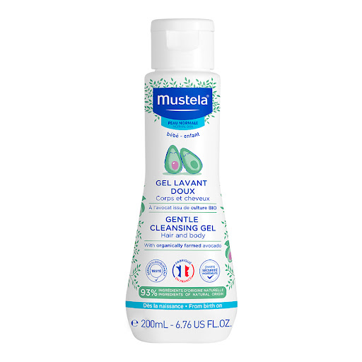 Gel De Baño Bebe Mustela Gentle Cleansing x 200 ml