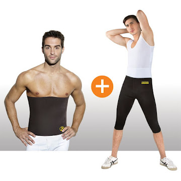 Solo Online Combo Thermo Shapers   Para Hombre X2: Pantalón + Cinturilla 