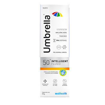 Protector Solar Umbrella   Intelligent Fluido Spf50+ X50gr.  