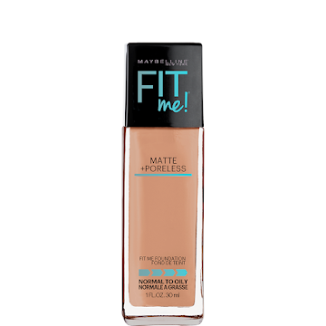 Base Fit Me Maybellibe   Mate y Sin Poros Envase de Vidrio FD Classic Bei x30ml 