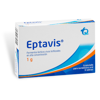Eptavis Lactobacillus 1 gr Tecnoquímicas Caja x 6 Sobres  