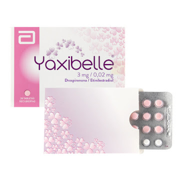 Yaxibelle Drospirenona + Etinilestradiol 3mg/0.02mg Abbott Caja x 28 Tabletas  