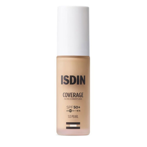 Base Isdin Coverage Tono 1 Pearl Con Spf50 Frasco x 30 ml