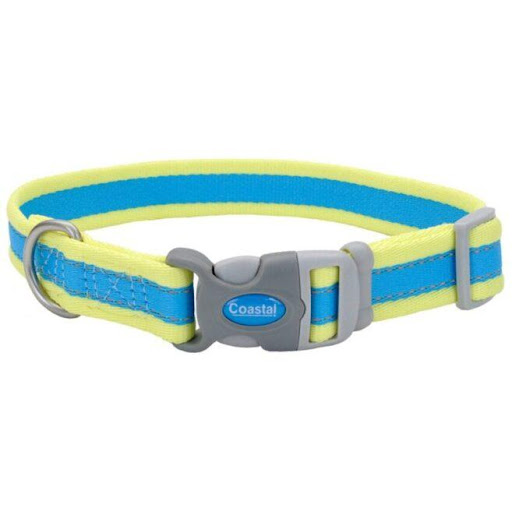 COLLAR COASTAL C PRO AZUL CON AMARILLO NEON LARGE COASTAL  x 1 COLLAR COASTAL C PROUn collar resistente y cómodo, diseñado para brindar un ajuste seguro y duradero. Ideal para perros de todos los tamaños, perfecto para paseos y actividades diarias.Características