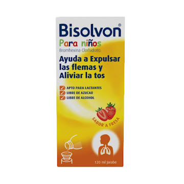 Bisolvon Niños Bromhexina 8 mg Sanofi Jarabe Frasco x 120 ml  