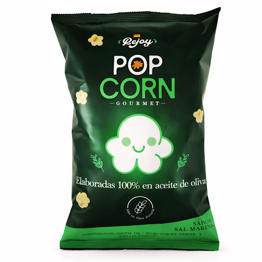 Crispetas Gourmet Rejoy Sal Marina Con Aceite De Oliva Bolsa x 71 gr
