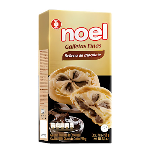 Galleta NOEL Rellena Chocolate x 150g