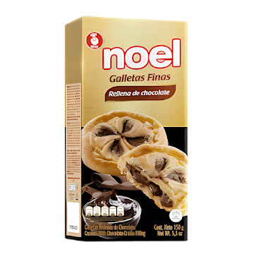 Galleta NOEL Rellena Chocolate x 150g  