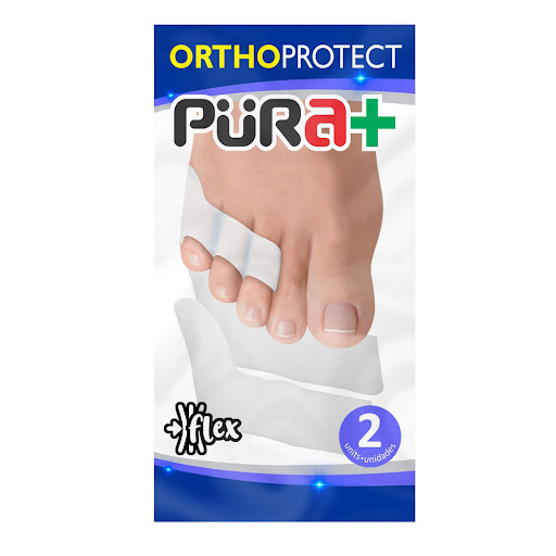 Protector Separador Pura 3 Dedos Silicona Talla Única x 2 und