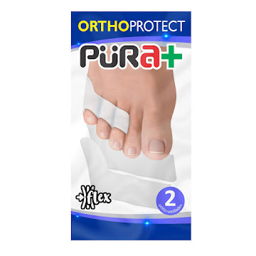 Protector Separador Pura 3 Dedos Silicona Talla Única x 2 und  