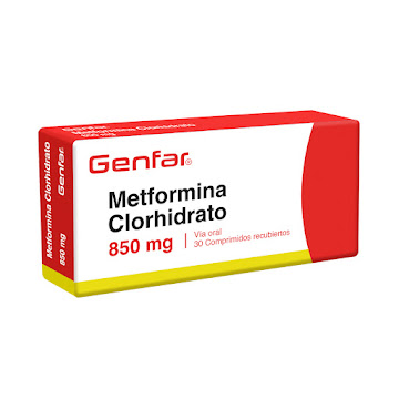 Metformina 850mg Caja X 30 Tabletas  