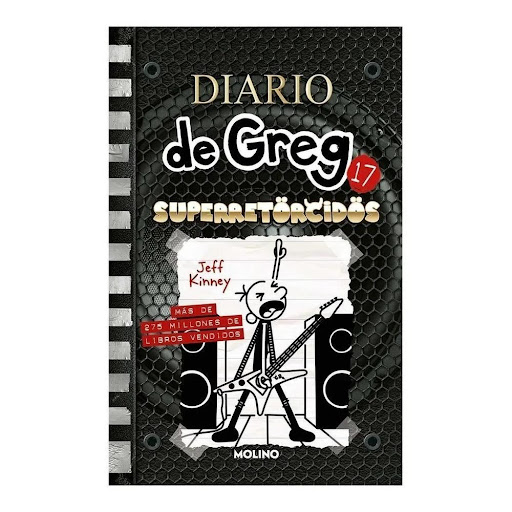 Diario De Greg 17. Superretorcidos. Jeff Kinney Molino Libro x 1.0 DIARIO DE GREG 17: SUPERRETORCIDOS  Autor(a): Jeff Kinney Editorial: Molino Encuadernación: rústica Número de páginas: 224  Llega la nueva entrega de la serie que se centra en la banda de rock de Rodr