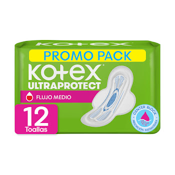 Toallas Femeninas Kotex Normal Paquete x 12 und  