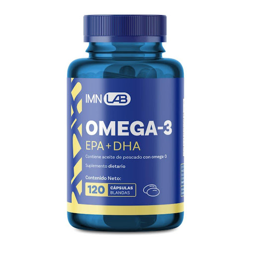 Omega 3 fish oil x120 capsulas IMN NUTRITION  FRASCO x 120 UND 