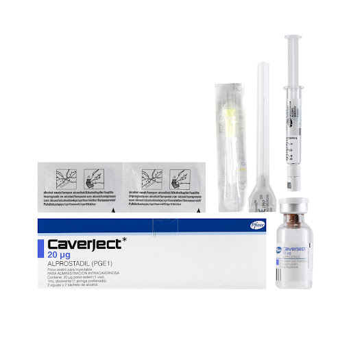 Caverject Alprostadil 20 mcg Pfizer Caja x 1 Ampolla