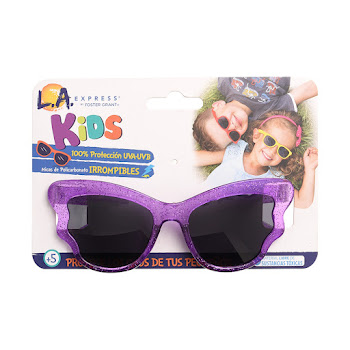 //Gafas De Sol Lax Kids Gvl 20 05 Color Morado x 1und  