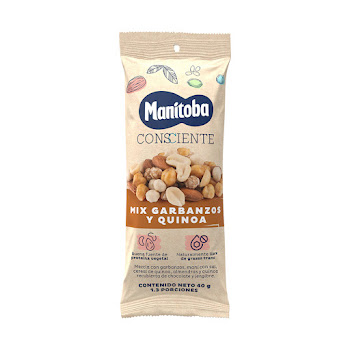 Maní Manitoba Super Mix Garbanzos Y Quinoa x 40 gr  