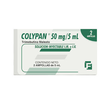Colypan Trimebutina Maleato 50mg/5ml Farmacol Frasco x 2 Ampollas  