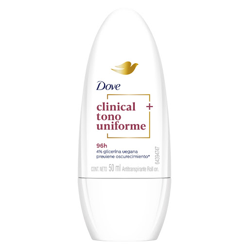 Desodorante Mujer Dove Clinical Tono Uniforme Roll On Frasco x 50 ml